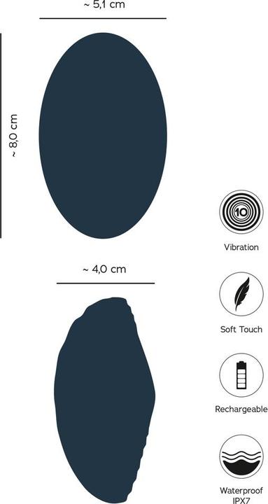 Actual product image You2Toys Oh! Lay-On Vibrator