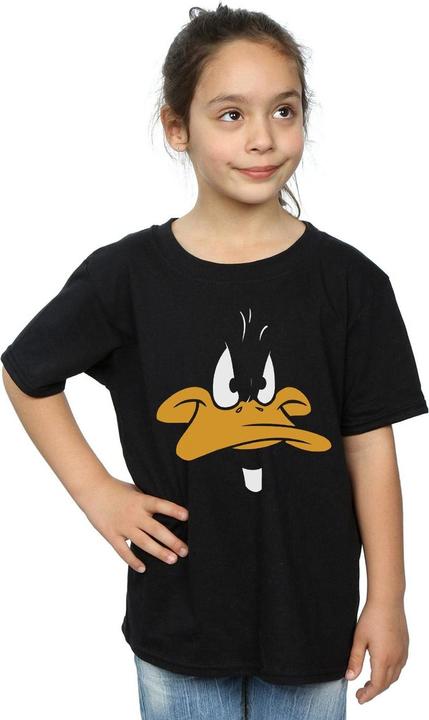 Immagine prodotto Looney Tunes Maglietta in cotone con la faccia di Daffy Duck delle ragazze (152, 158)