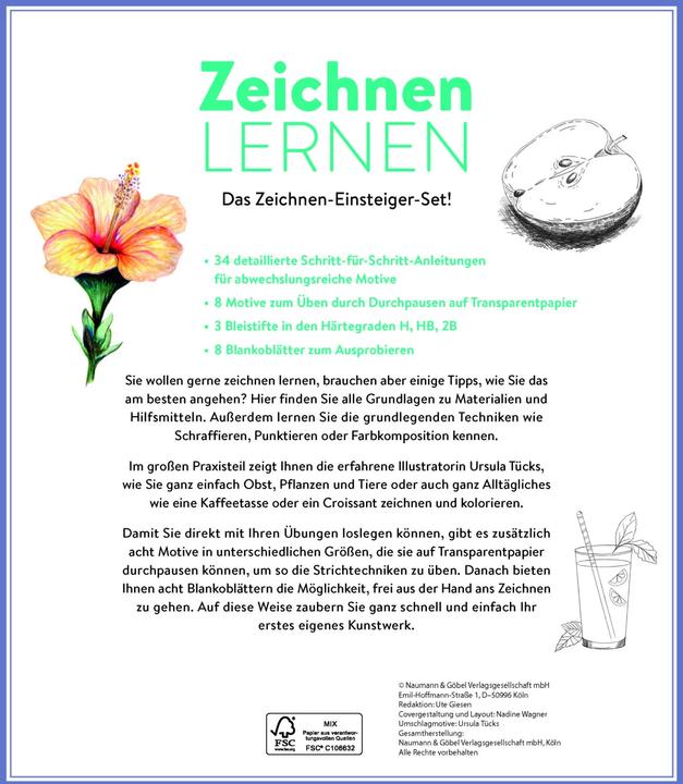 Image du produit Zeichnen lernen Einsteigerset (Allemand, Ursula Tücks, 2021)
