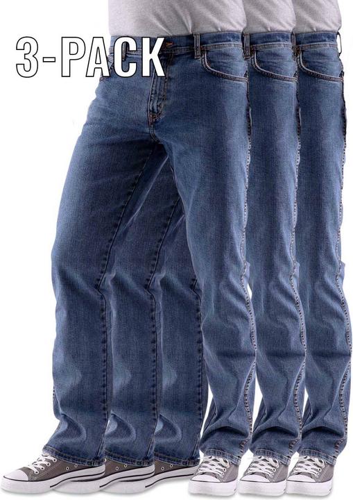 Wrangler Texas Stretch Jeans stonewash 3-Pack