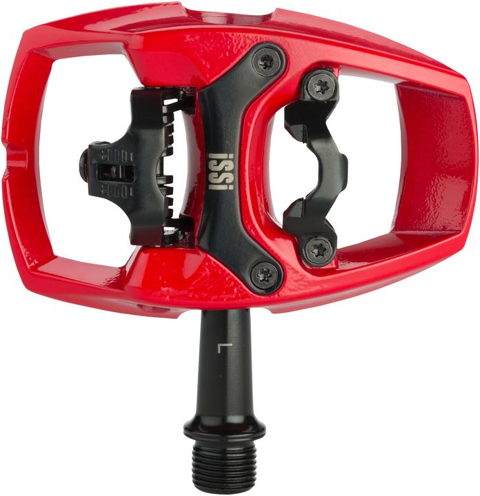 Produktbild iSSi Flip II SPD Hybridpedal für MTB/Trekking/City (Bearing/Bushing). Red.