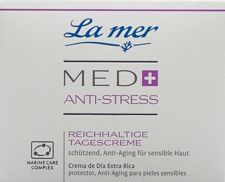 Produktbild La Mer Med+ Anti-Stress Reichhaltige Tagescreme ohne Parfum (50 ml, Tagescreme)