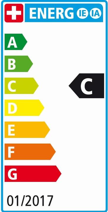 Energy Label Diaqua Aria 120 (3 Beam types, 10 l/min)