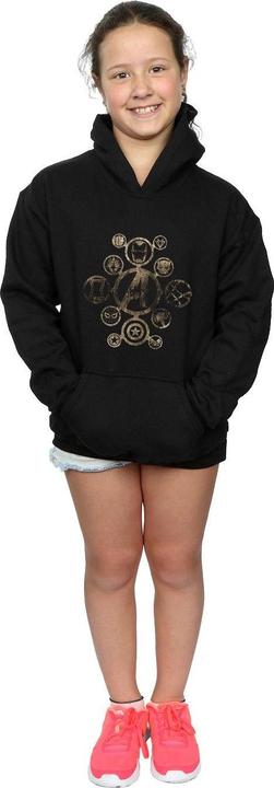 Actual product image Girls Avengers Infinity War Icons Hoodie (140, 146)