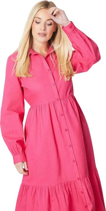 Actual product image Debenhams Womens/Ladies Poplin Petite Midi Shirt Dress (40 D)