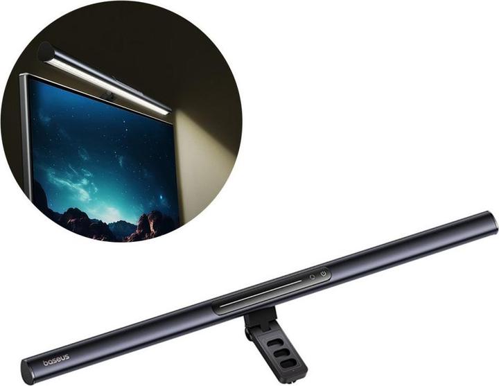 Productafbeelding Baseus i-Wok 3 lamp voor beeldscherm (zwart)