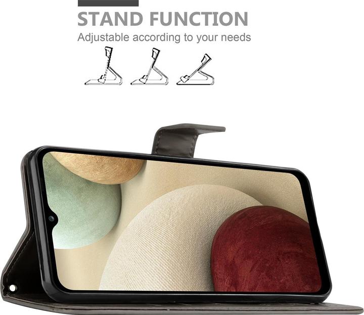 Produktbild Cadorabo Flower Book Cover (Samsung Galaxy M12, Samsung Galaxy A12)