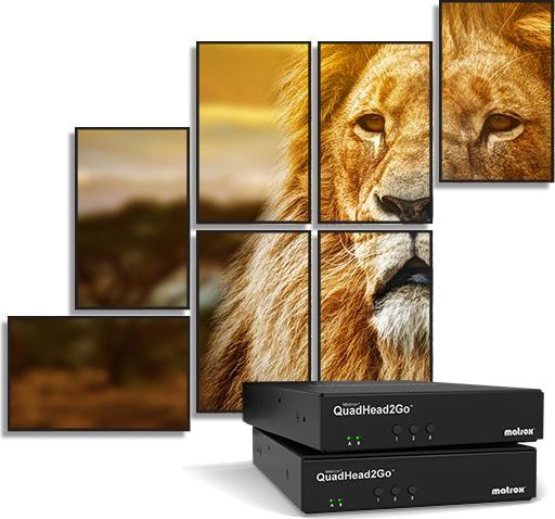 Produktbild Matrox QuadHead2Go 4K Q155 (HDMI/HDMI)
