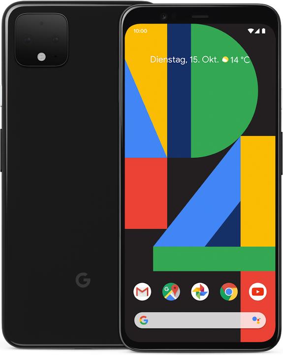 Actual product image Google Pixel 4 (64 GB, Just Black, 5.70", Single SIM, 16 Mpx, 4G)