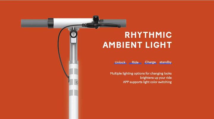 Actual product image Okai ES10 Neon Lite (20 km/h, 30 km, 300 W)