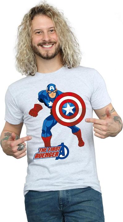 Immagine prodotto Captain America The First Avenger Maglietta Adulto Unisex (S)