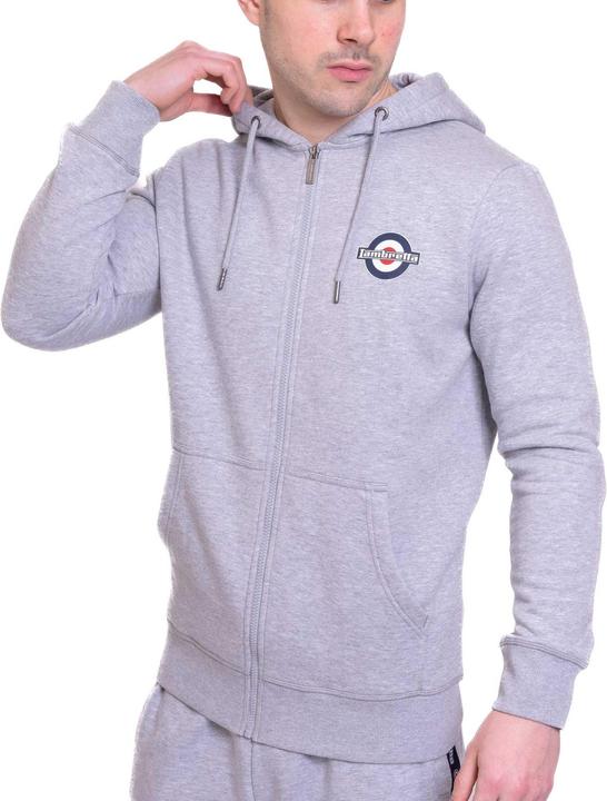 Immagine prodotto Lambretta Felpa con Cappuccio e Zip Intera Uomo (3XL)
