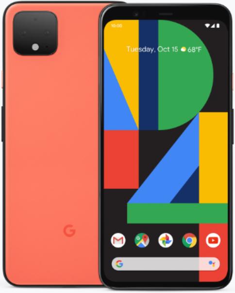Google Pixel 4 XL (64 GB, Oh So Orange, 6.30", SIM + eSIM, 16 Mpx, 4G)