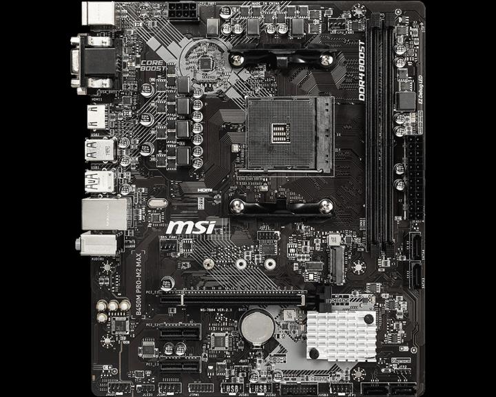 Produktbild MSI B450M Pro-M2 Max (AM4, AMD B450, mATX)