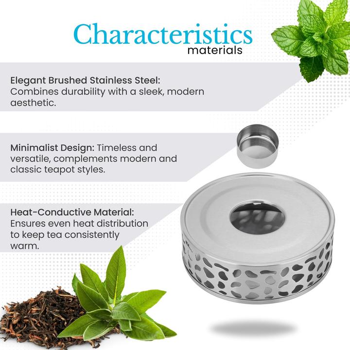 Actual product image Intirilife Teapot Warmer in SILVER