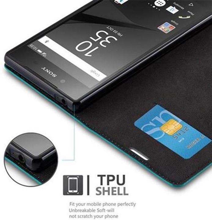 Actual product image Cadorabo Book Invisible Magnet Cover (Sony Xperia Z5)