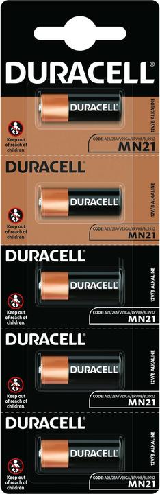 Immagine prodotto Duracell MN21 (A23) (5 pz., A23, 60 mAh)