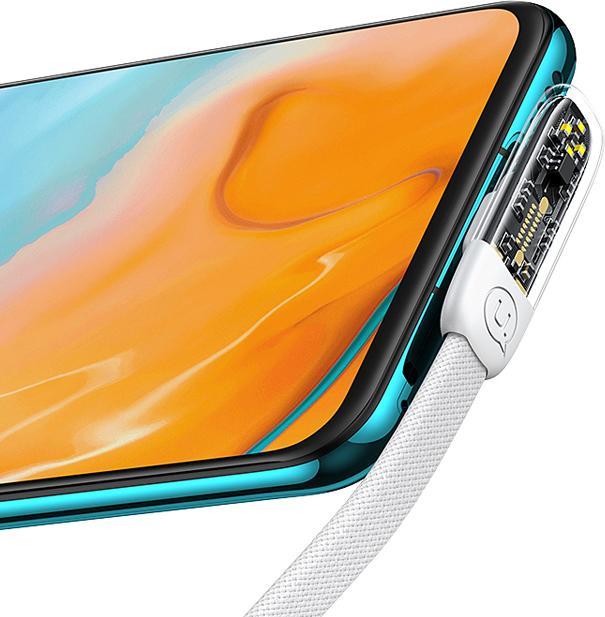Produktbild EKO 100W Ladekabel Type-C auf Type-C Winkel 90 Modell Iceflake 2m (2 m, USB 3.2 Gen 1)