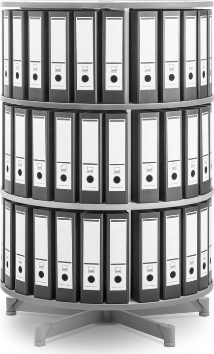Produktbild Moll Ordnerdrehsäule Depotfile 80 3 Etagen weiss