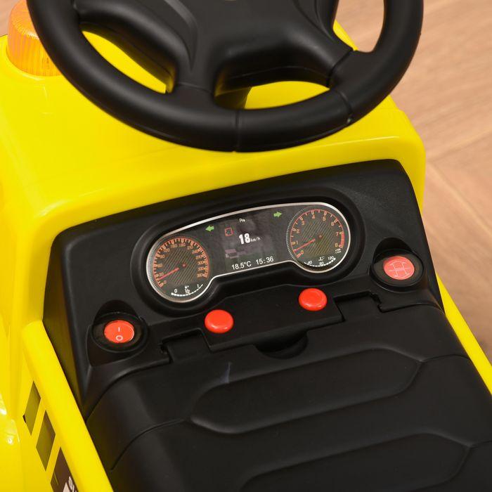Actual product image Swisshandel24 Sit-on excavator ride-on car with tipping bucket and shovel for baby 18-36 months Metal PP plastic