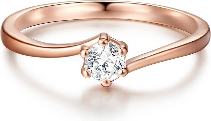 Trilani Damen Sterling Silber Zirkonia roségold - 11202
