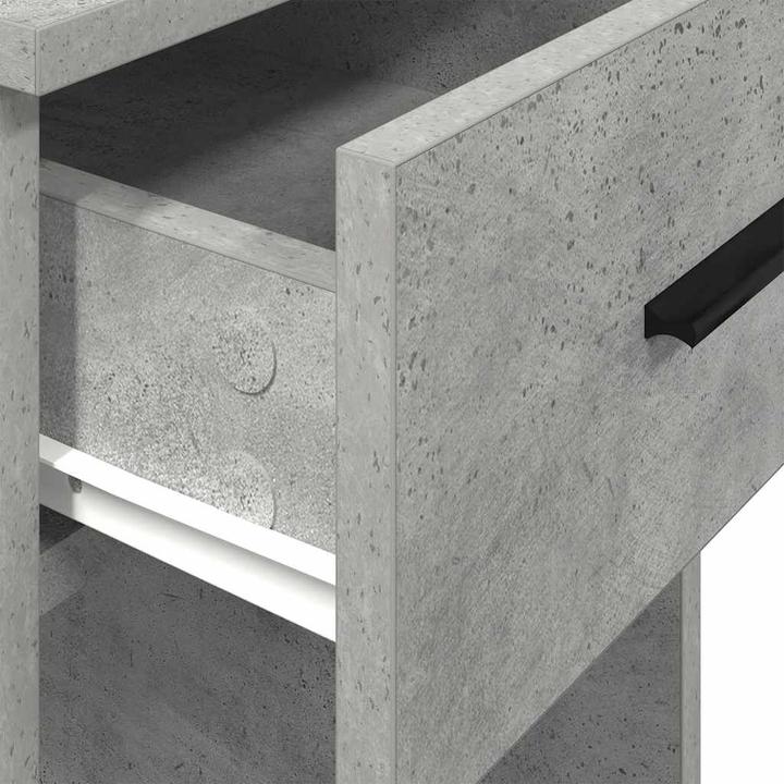 Productafbeelding VidaXL Computerkast met lade beton grijs 35x45x77 cm PC-kast (35 x 45 x 77 cm)
