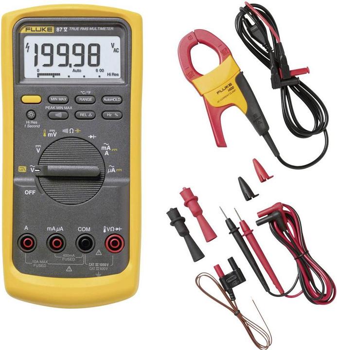 Image du produit Fluke Multimètre de poche 87V K (CAT III 1000V, CAT IV 600V)