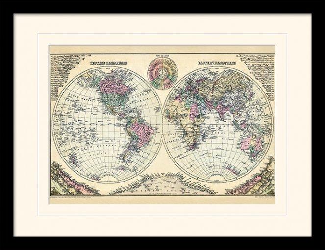Produktbild Pyramid The World Time Diagram 1884 (40 x 30 cm)