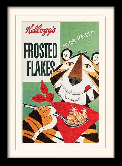 Immagine prodotto Pyramid Frosted Flakes, Kelloggs vintage (30 x 40 cm)