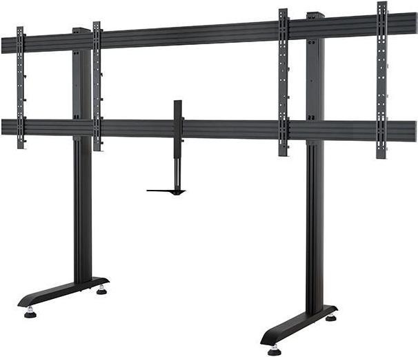 Actual product image b-tech SYSTEM X - XXL Twin Screen VC (Floor stand, 86")