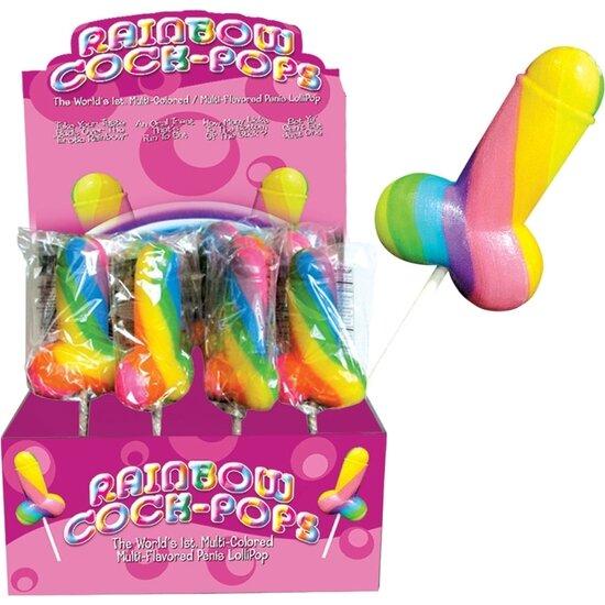 Actual product image Spencer & Fleetwood Rainbow Cock Pops (6 pcs., 85 g)