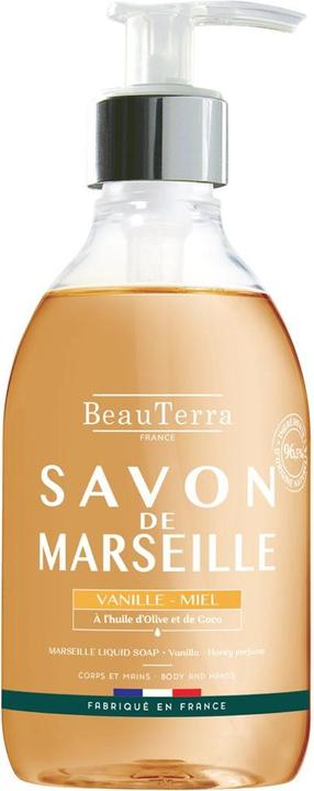 BeauTerra Flüssigseife Marseille Vanille-Honig liq (Flüssigseife, 300 ml)