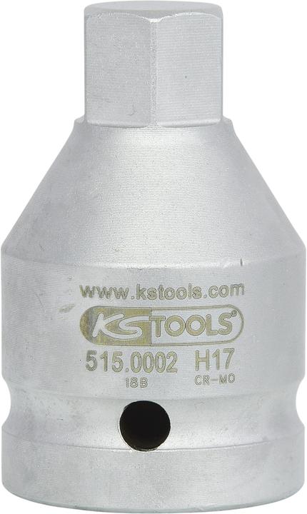 Actual product image KS Tools 3/4" power bit socket nut hexagonal socket (17 mm)