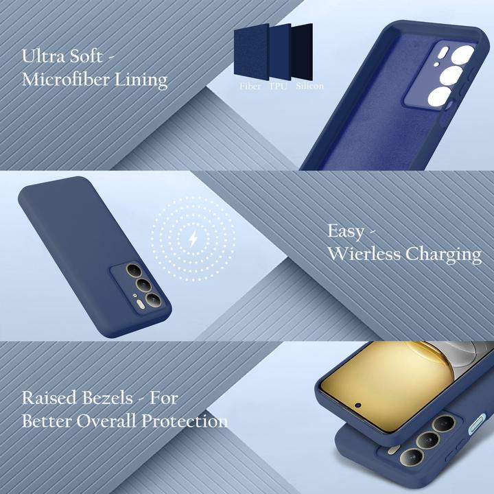 Immagine prodotto Cadorabo Custodia per Realme C75 TPU Liquid Silicone Case (Siemens CC75)