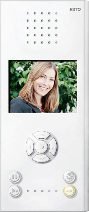 Actual product image Ritto Electric VideoFreisprechstelle white