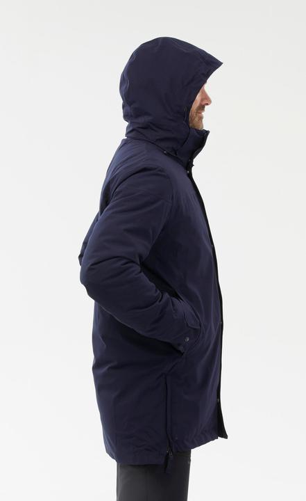 Produktbild Quechua Parka Winterjacke Herren warm bis -10 °C wasserdicht Winterwandern - SH500 blau (M)