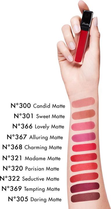 Actual product image Guerlain KissKiss Liquid Lips No L366 (L366)