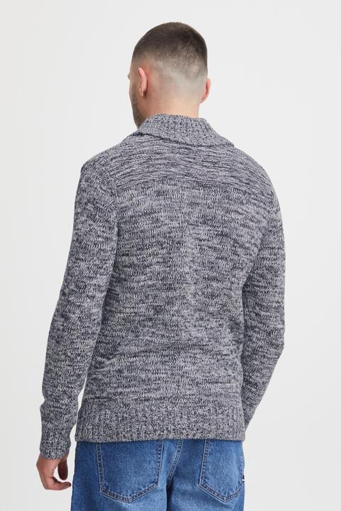 Image du produit Solid Phil Pull En Grosse Maille Pull-Over Tricot Pour Homme Avec Col Châle 100% Coton (S)