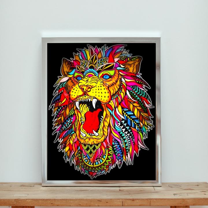 Immagine prodotto ColorVelvet Disegno da colorare del leone