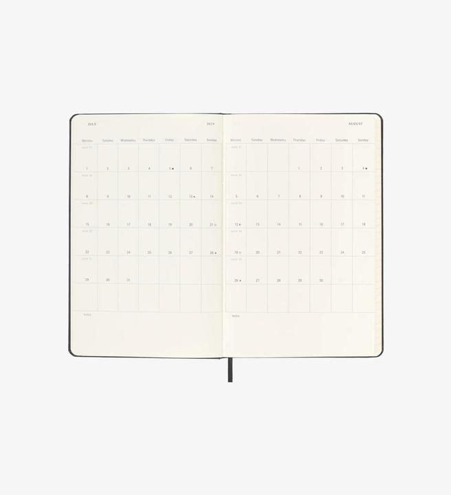 Actual product image Moleskine Weekly (13 x 21 cm, English)
