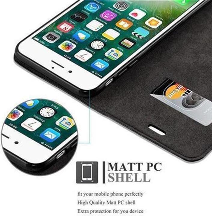 Actual product image Cadorabo Book Invisible Magnet Cover (Apple iPhone 7, Apple iPhone SE (2nd Gen))