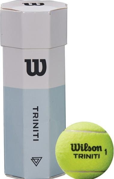 Actual product image Wilson Tennis ball Triniti 4 balls