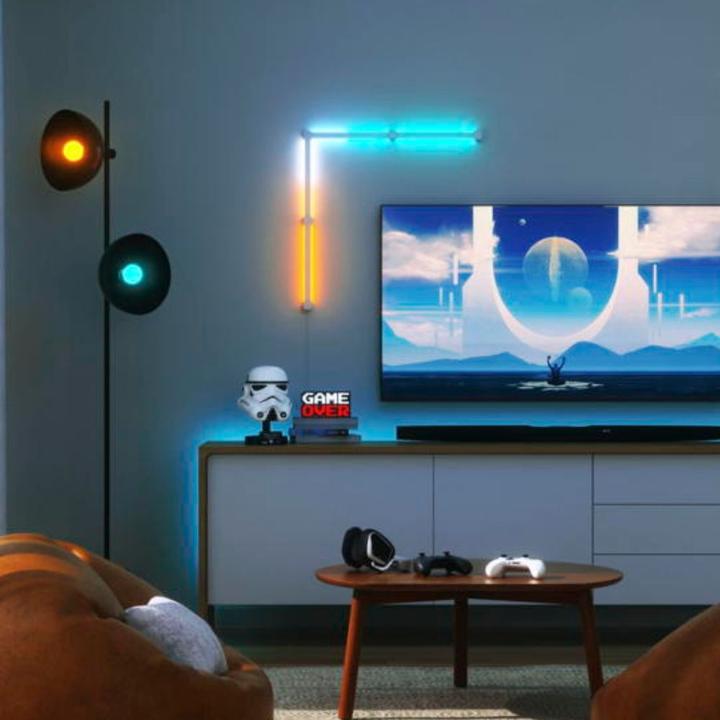 Actual product image Nanoleaf Lines Squared Starter Set (Multicoloured, 252 cm, Indoor)
