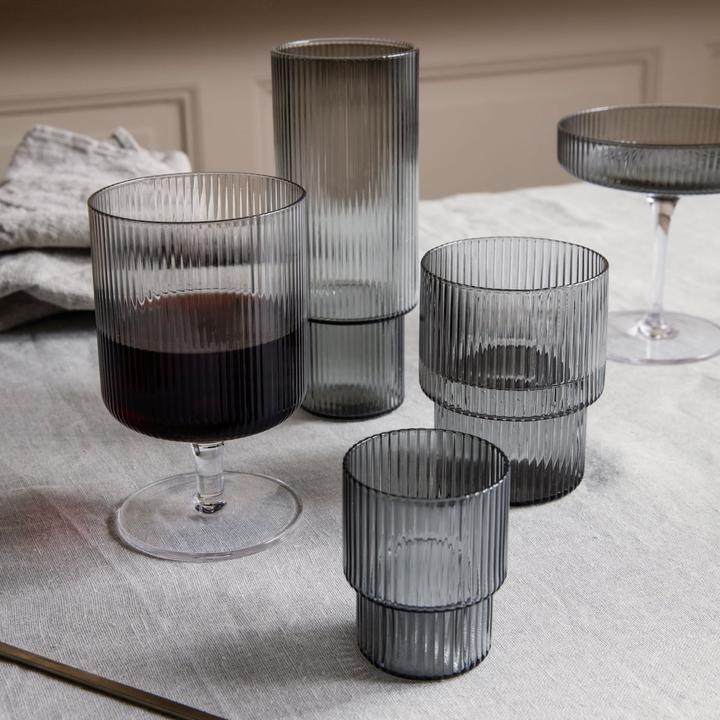 Immagine prodotto Ferm Living Ondulazione (27 cl, 2 Occhiali, Bicchieri da vino rosso, Bicchieri da vino bianco)