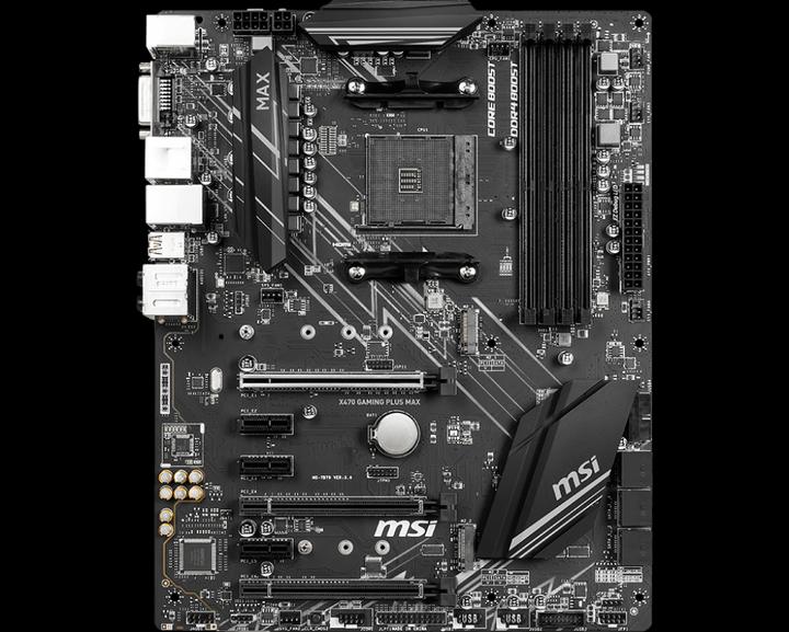 MSI X470 Gaming Plus Max (AM4, AMD X470, ATX)