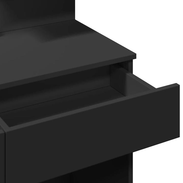Actual product image VidaXL Dressing table with LED lighting (100 x 40 x 130 cm)