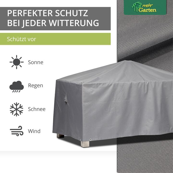 Produktbild Mehr Garten Schutzhülle für rechteckigen Gartentisch | 105 x 105 x 71 cm | Polyester gewebt Oxford