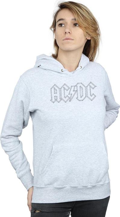 Produktbild AC/DC Schwarz Outline Logo Hoodie (L)