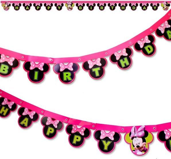 Produktbild Minnie Mouse Girlande Minnie Happy Birthday