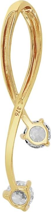 Produktbild Amor Anhänger für Damen, Gold 375, Zirkonia synth. (Gold 375, 9 ct)